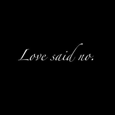 And Love Said No. Melodic Net - Love Said No -
